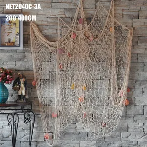 Fishing Net Decoration, Nylon Nautical Fish Netting for Wall Decor