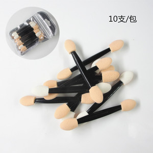 10PCS dùng một lần Eye Shadow Sponge Stick đôi đầu Eyeshadow Sponge Eye Beauty công cụ trang điểm Eyeshadow bàn chải gậy - Product Image 2
