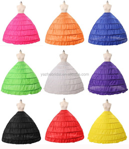 9 couleurs-<span class=keywords><strong>6</strong></span> <span class=keywords><strong>jupon</strong></span> cerceau pour robe de bal robe de Quinceanera accessoires de mariage robes de mariée <span class=keywords><strong>Crinoline</strong></span> - Product Image 2