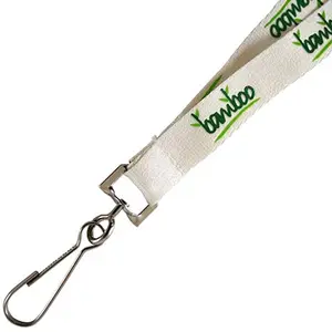 बिक्री के लिए उच्च गुणवत्ता वाले कस्टम मुद्रित पर्यावरण के अनुकूल बांस lanyards