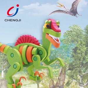 High Quality Cheap Intelligence Plastic Animal <strong>Building</strong> <strong>Dinosaur</strong> 3d <strong>Foam</strong> Jigsaw <strong>Puzzle</strong> <strong>Eva</strong> Small Kids Diy <strong>Block</strong> Toy - Product Image 4