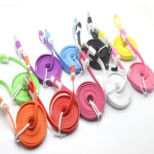1M 2M 3M <span class=keywords><strong>plat</strong></span> nouilles câble usb pour android pour <span class=keywords><strong>iPhone</strong></span> câble micro l modèle - Product Image 4