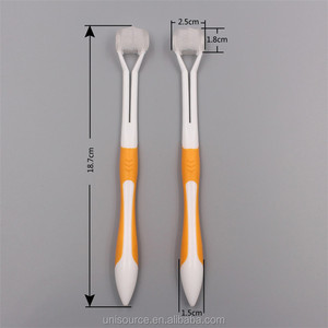 Venda quente Anti Slip Handle 3-Sided <span class=keywords><strong>Toothbrush</strong></span> Gatos Cães Animais Personalizados Marca Tpr 360 Cerdas Transparentes Profundas