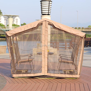 Offre Spéciale extérieure en métal patio balançoire chaise pour 4 personnes avec auvent de jardin - Product Image 6