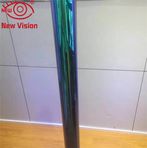 Phản chiếu cao 75% có thể nhìn thấy ánh sáng Tắc Kè Hoa xe phía trước màu tím cửa sổ tint - Product Image 6