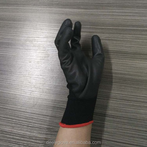 De Punto De poliéster De Poliuretano PU Palma Recubierta Guantes de Embalaje - Product Image 2