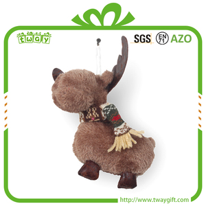 Nuevo Tipo 5 "Navidad de La felpa animal de <span class=keywords><strong>rata</strong></span> <span class=keywords><strong>peluche</strong></span> ciervos decoración muñeca colgando - Product Image 1