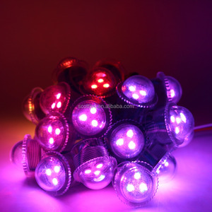निविड़ अंधकार मैदान रोशनी पिक्सेल आरजीबी cabochon 26mm एलईडी 3 leds UCS1903 आईसी के साथ पिक्सेल का नेतृत्व किया - Product Image 1