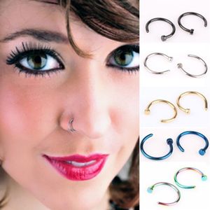 Fashion <strong>Septum</strong> Medical Titanium Silver Gold Nose Ring Body Clip Hoop for Women <strong>Septum</strong> <strong>Piercing</strong> Clip Jewelry Gift - Product Image 3
