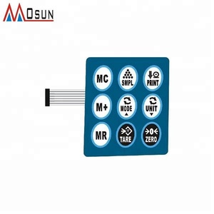 Hot sale <strong>custom</strong> keyboard 3x3 <strong>matrix</strong> <strong>membran</strong> <strong>keypad</strong> switch - Product Image 1