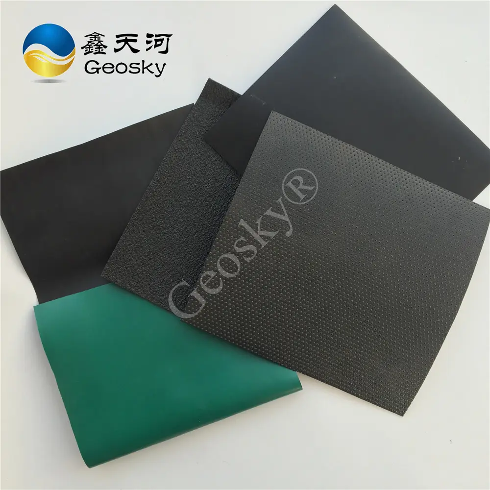 2mm एचडीपीई geomembrane चादर तालाब लाइनर