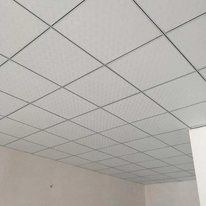 New Quadrato Design Moderno Con Un Foglio di <span class=keywords><strong>Alluminio</strong></span> di Supporto Gesso Ceiling Tiles