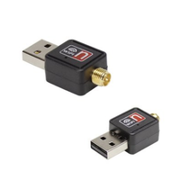 Carte réseau USB 2.0 802.11b/g/ac 150/300/600Mbps adaptateur WiFi sans fil Dongle Type d'interface externe