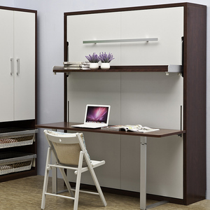 <span class=keywords><strong>Letto</strong></span> a Scomparsa Verticale <span class=keywords><strong>Salvaspazio</strong></span> con Tavolo Pieghevole - Product Image 2