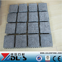 Pavés de jardin en granit basalte noir obsidienne G684 antidérapants pour allées extérieures, pelouses et aménagements paysagers