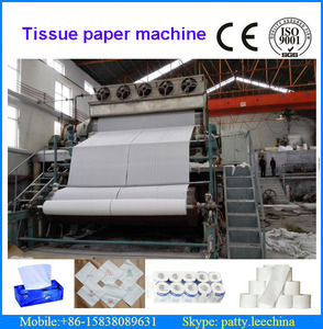 Hidh velocidad 1092 mm reciclado máquina de papel máquina de papel higiénico expresiones fical tejido que hace la máquina - Product Image 3