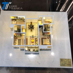 Mooie miniatuur interieur model maken, ho schaal gebouwen - Product Image 3