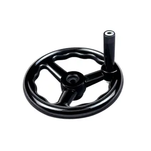 Milling machine 100 diameter black hand wheel with revolving handle