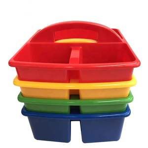 ESD Colorful Utility <strong>Tool</strong> Plastic School Supplies Desk <strong>Caddy</strong> With Handle - Product Image 2