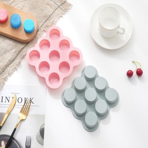 Moldes de silicona personalizados para jabón, <span class=keywords><strong>9</strong></span> moldes de silicona para jabón, pequeños, cilíndricos, DIY, para hornear y postres - Product Image 4