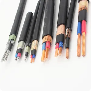 low voltage PVC insulated copper aluminum conductor 10mm2 25mm2 concentric neutral cable