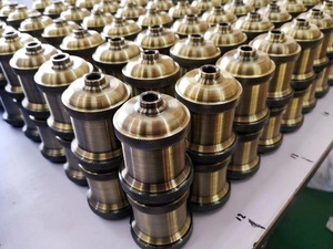 Cổ Điển Trang Trí <span class=keywords><strong>E27</strong></span> Giữ Đèn DIY Mặt Dây Đèn Dây Set Với Vít Phong Cách - Product Image 6