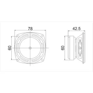 2020 Neuankömmlinge 3 "Voll bereich 8 Ohm 15 Watt Multimedia-Lautsprecher Neodym-Musik lautsprecher