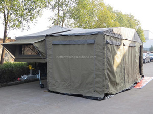 Remorque de camping familiale de luxe à pliage arrière entièrement fermée au design unique - Product Image 3