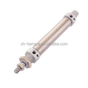 SMC de acero inoxidable no reparable cilindro redondo con cojín mini cilindro neumático con cojín MFC20-40 - Product Image 1