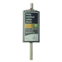 double sided street pole advertising product/ lamp post display for sals