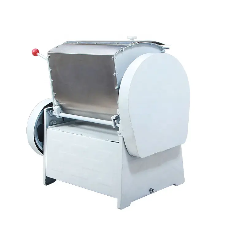 Máquina mezcladora de harina de acero inoxidable con capacidad de mezcla de 25kg/máquina amasadora de masa/mezcladora de masa