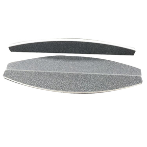 Original al por mayor fábrica profesional media <span class=keywords><strong>luna</strong></span> en forma de doble <span class=keywords><strong>cara</strong></span> lima de uñas de lija - Product Image 1