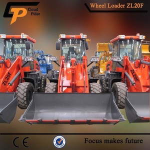 Pemuat roda daya besar Zl20 dengan Snowblower garpu pengangkat lampiran untuk roda pemuat digunakan roda kompak pemuat untuk dijual - Product Image 3