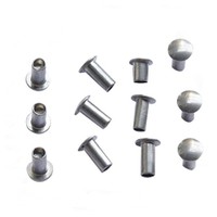 Dentier imperméable et personnalisé en aluminium de couleur galvanisée, rivet pop, à double tête à fraise filetée, à bout ouvert, pouces
