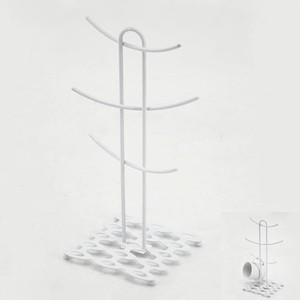 Heart Shape Base Kitchen Red Metal Cup Holder - Product Image 6