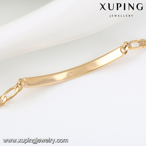 74609 xuping <span class=keywords><strong>Gioielli</strong></span> alla Moda, Braccialetti a Catena Semplici in Oro 18k, <span class=keywords><strong>Gioielli</strong></span> Personalizzati - Product Image 4