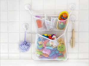 Organisateur de jouets de bain en maille Offre Spéciale <span class=keywords><strong>filet</strong></span> parfait <span class=keywords><strong>pour</strong></span> <span class=keywords><strong>baignoire</strong></span> jouets stockage de salle de bain - Product Image 3