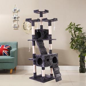 Kattenboom, krabpaal, condo, meubels, speelhuis voor katten, 2019, 67 inch - Product Image 1