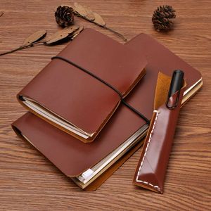 En blanco de estilo <span class=keywords><strong>japon</strong></span>és, cuaderno viajero personalizar Vintage diario de revista de cuero con sostenedor de la pluma de tarjeta de - Product Image 4