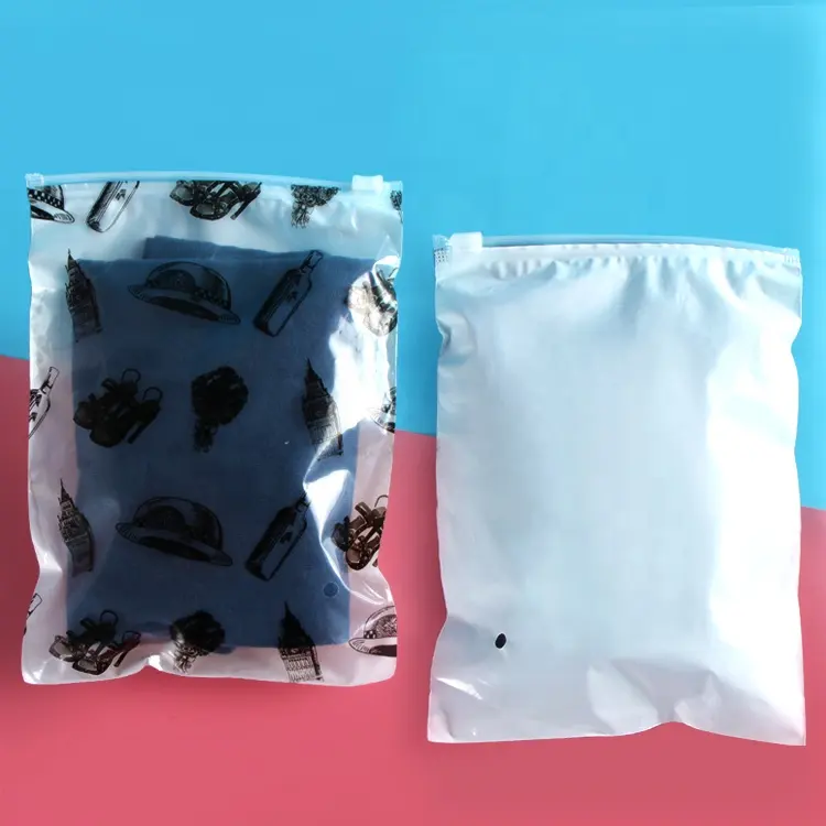 ซิปล็อคถุงพลาสติกบรรจุภัณฑ์ถุงพลาสติกที่กำหนดเองที่มีโลโก้พิมพ์ถุง Ziplock สำหรับเสื้อผ้าเด็ก