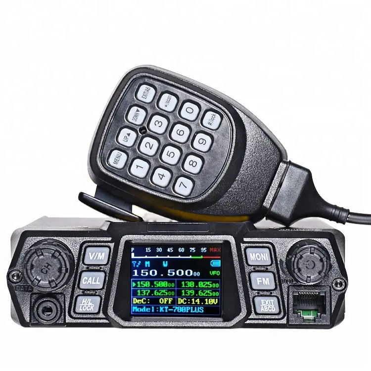 KT-780PLUS 100W 고출력 모바일 라디오 vhf 햄 밴드 모바일 라디오 자동차 무전기