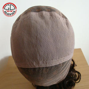 วิกผมลูกไม้เต็มศีรษะสีดำธรรมชาติจากผมมนุษย์แท้แบบอิตาเลียน ทรงลอน ยอดนิยมปี <span class=keywords><strong>2016</strong></span> สำหรับผู้หญิงผิวสี - Product Image 5