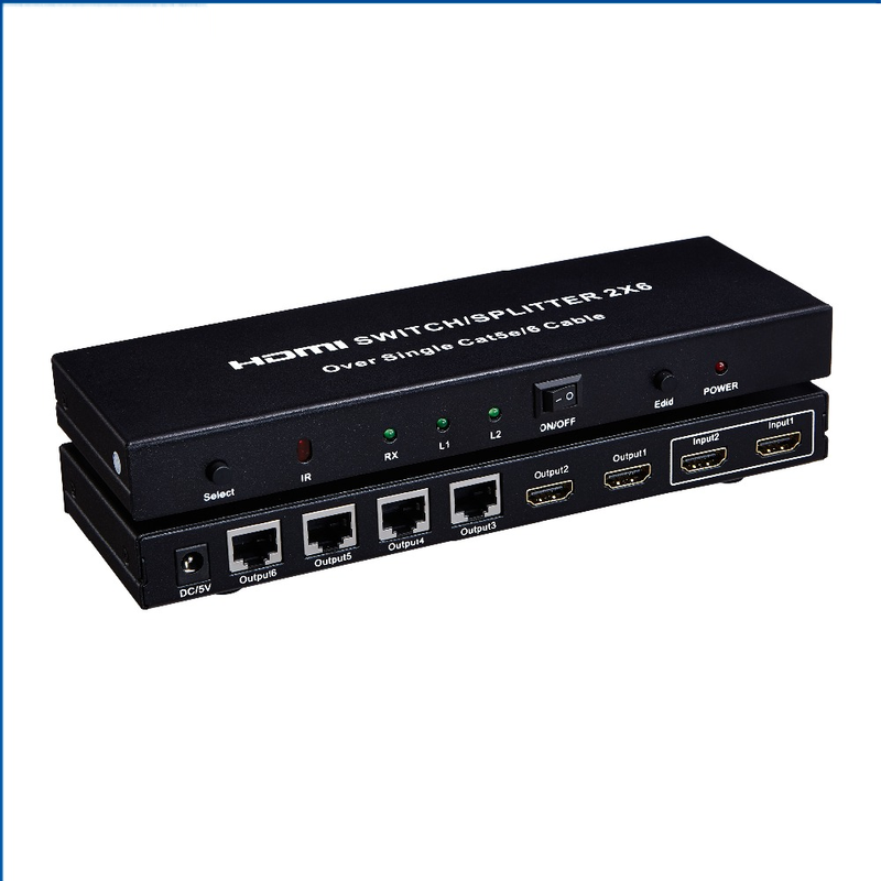 6 way hdmi splitter with 3D