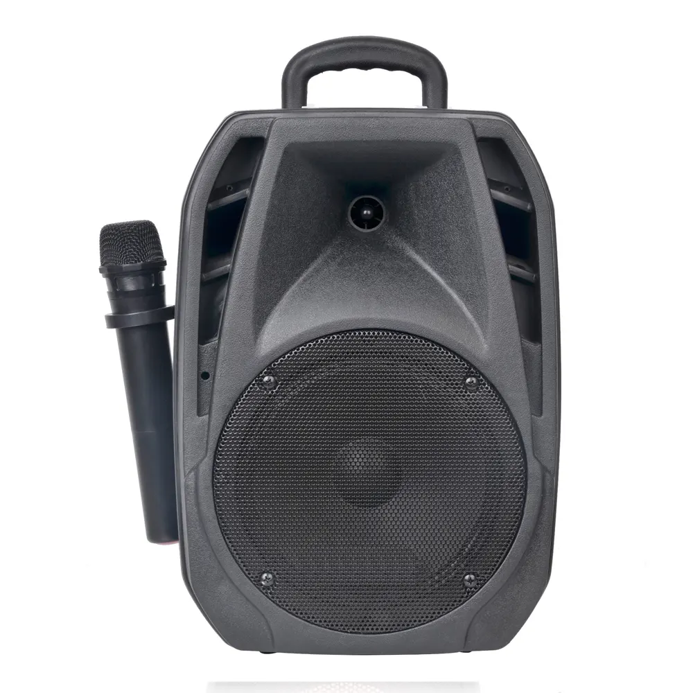 PMQ08BE-V1BP-BT Suara Audio Pro Akurat, Pengeras Suara Bertenaga Woofer 8 Inci Harga Kotak