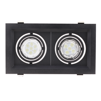 Conception Simple MR16 Logement en Aluminium de Lampe de Spot Encastrable Cadre Léger