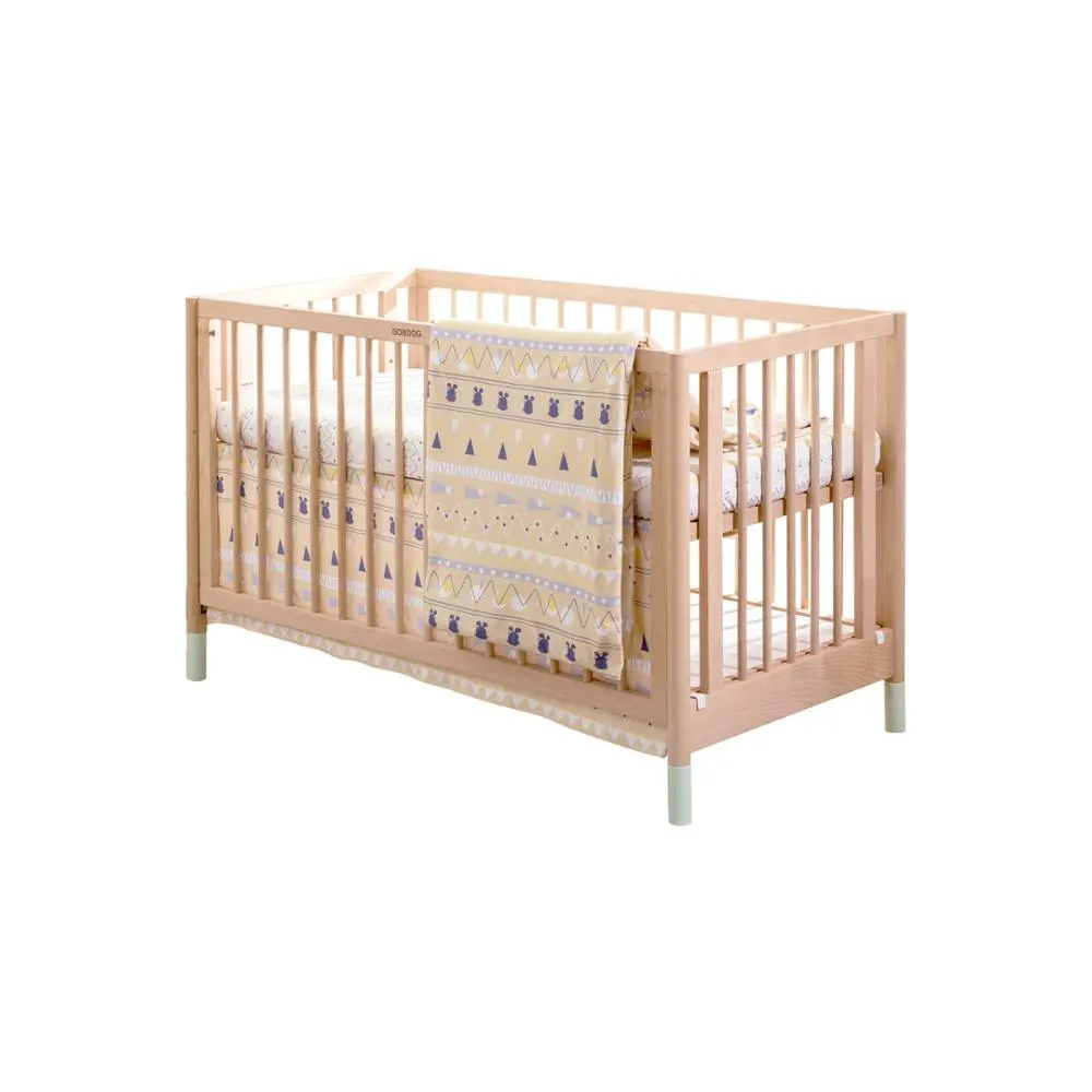 Cama de bebé multifunción 3 en 1, mueble de madera con certificado Ce, color blanco