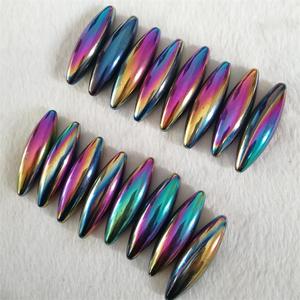 Nueva llegada de cuarzo de Aura de Ángel arco iris de titanio de hematita cristal imán de <span class=keywords><strong>piedra</strong></span> para la decoración - Product Image 2