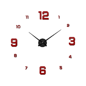Zogift Newest High Quality Circular <strong>Wall</strong> <strong>Clock</strong> Modern Big Digital 3D DIY Acrylic <strong>Mirror</strong> Quartz Electronic Movement Needle <strong>Clocks</strong> - Product Image 6