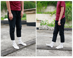 Calcetines de Algodón Coloridos de Lujo con Diseño Divertido de Bigote - Product Image 6