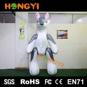 Gigante gonfiabile in pvc cane lupo animale varie dimensioni e colori modello cane gonfiabile per la pubblicità promozioni <span class=keywords><strong>espos</strong></span> - Product Image 1